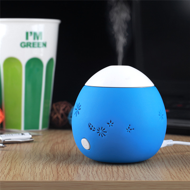 內置蘭色LED燈USB加濕器