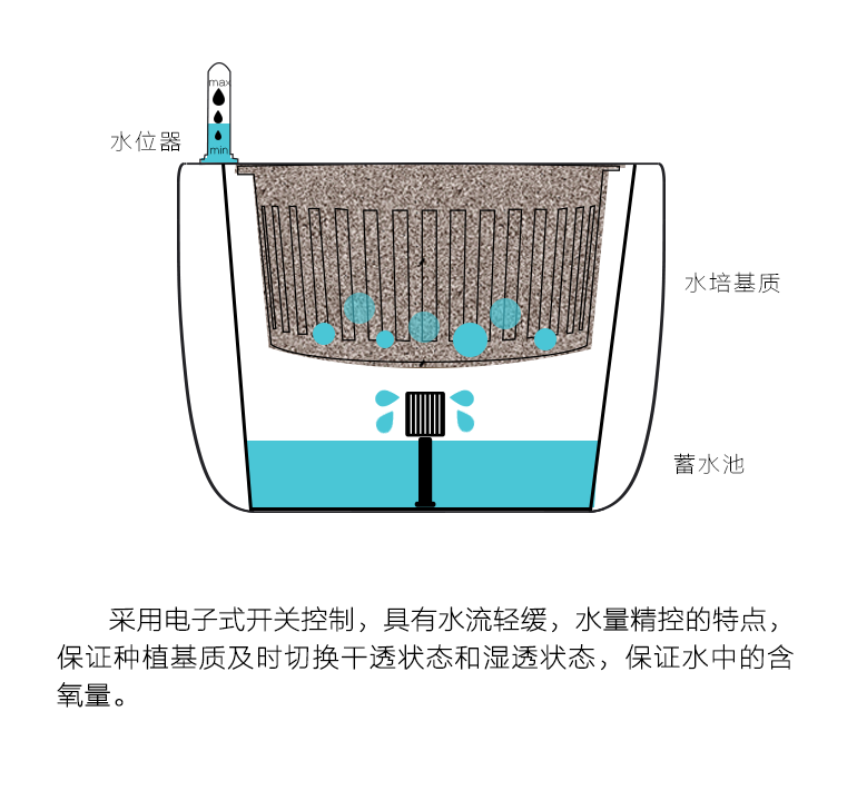 素心智能花盆陶瓷創(chuàng)意爆款個(gè)性室內(nèi)大號(hào)防腐永生盆景