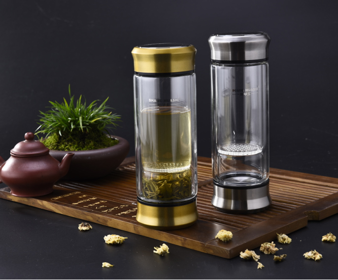 茗仕（玻璃網心玻璃杯）