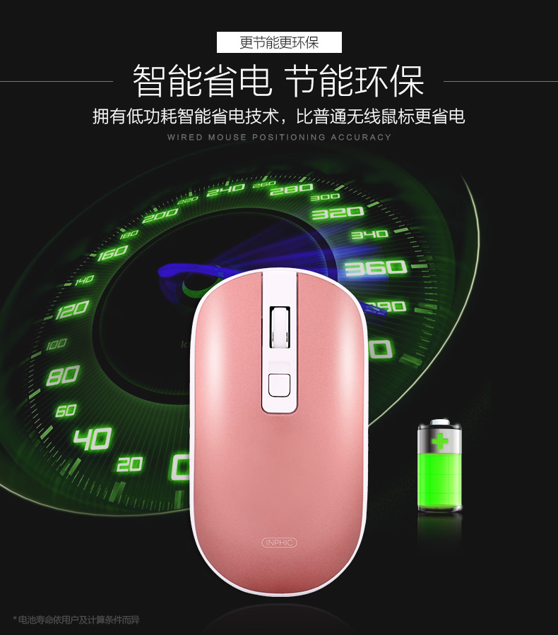 筆記本臺(tái)式電腦無(wú)線鼠標(biāo)