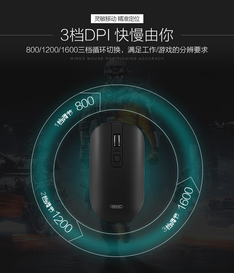 筆記本臺(tái)式電腦無(wú)線鼠標(biāo)