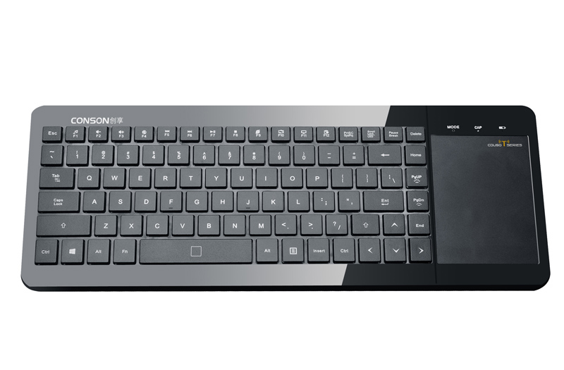 CK-470T無(wú)線觸控鍵盤觸摸TOUCH鍵無(wú)線背光發(fā)光鋰電充電鍵盤