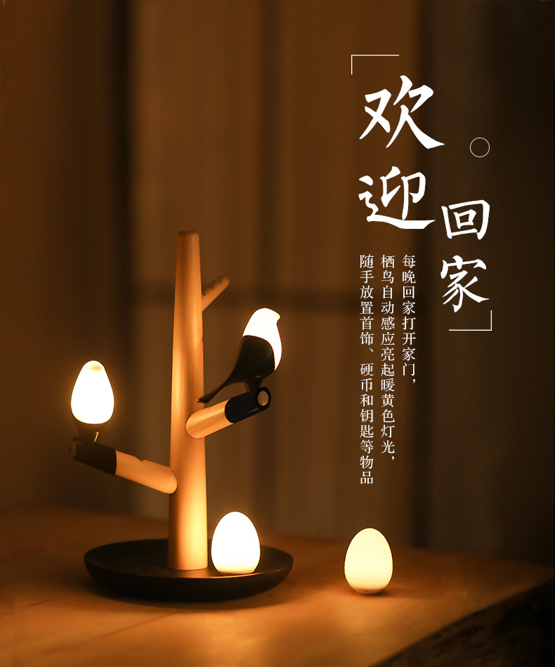 喜上梢感應燈 創意產品 新奇特燈具 led小夜燈 人體感應燈