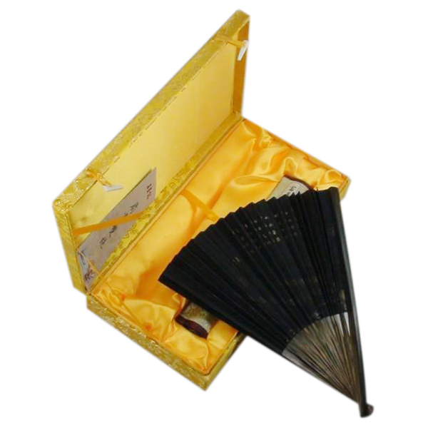 王星記《書(shū)畫(huà)雙絕》黑紙扇