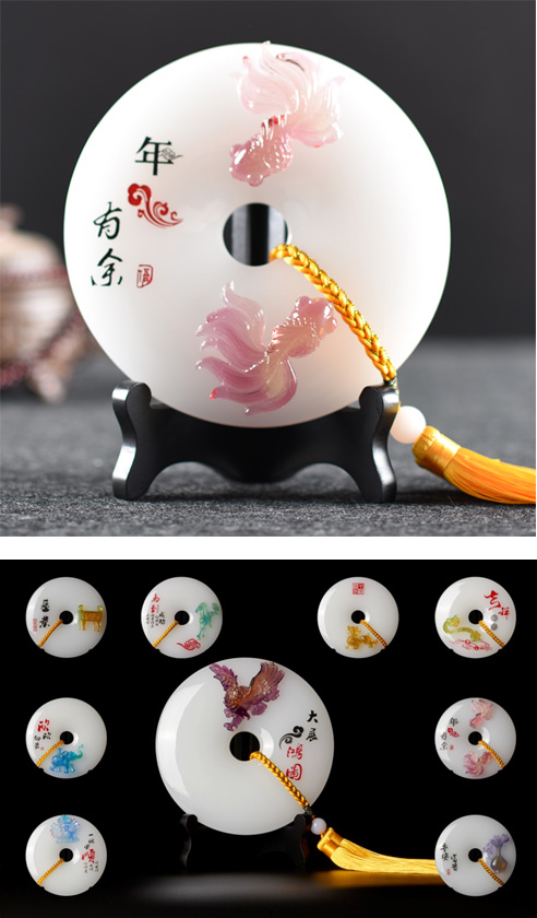 年年有余平安扣-簡(jiǎn)裝