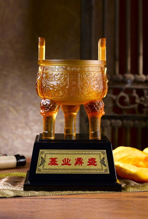 基業鼎盛琉璃擺件