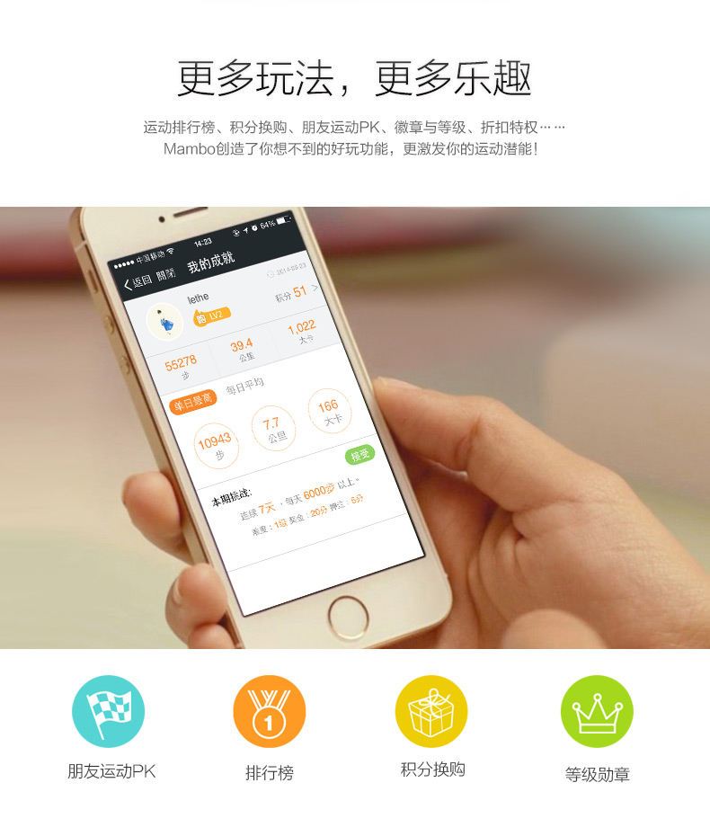 rock&樂心智能心率手環