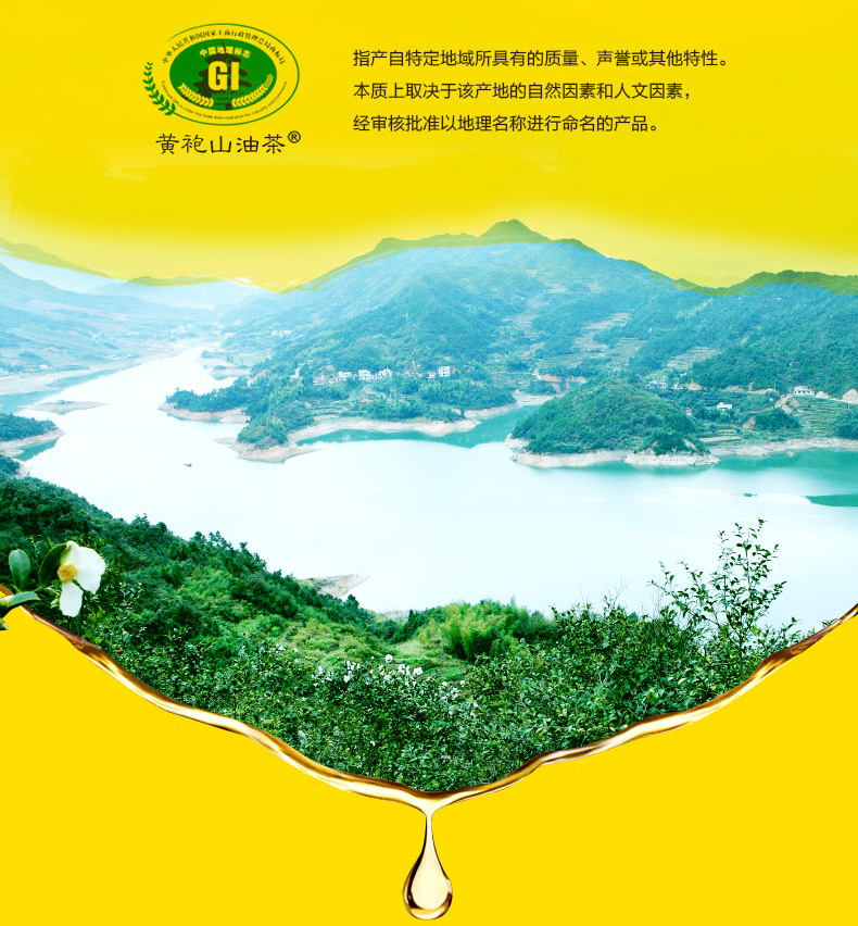 壓榨一級山茶油750ml*2禮盒
