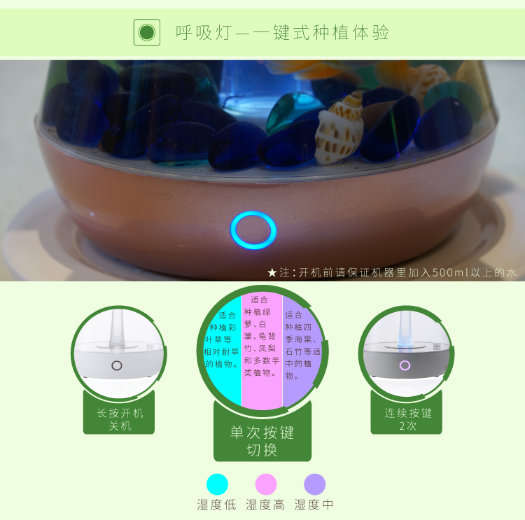植物智能花盆仿陶瓷塑料簡(jiǎn)約創(chuàng)意圓形多肉花盆多彩花瓶防腐