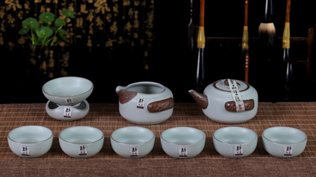 節節高汝窯茶具