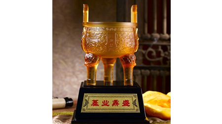 基業鼎盛琉璃擺件