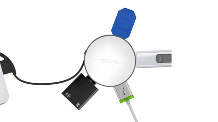 MIPOW usb分線器筆記本臺式電腦usb hub集線器高速多 4個擴展接口