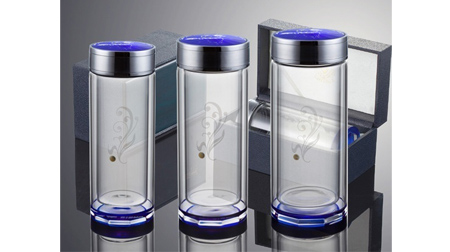 思寶藍水星1、2、3號雙層玻璃杯360ml